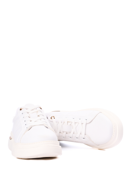 Keçeli 4 Beyaz Byz Kadın Ayakkabı