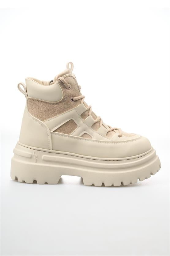 Keçeli Btz05 Bej Kadın Bot