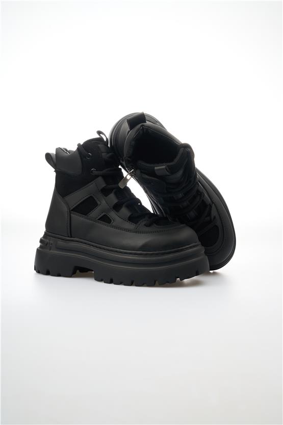 Keçeli Btz05 Siyah Kadın Bot