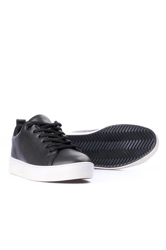 Keçeli SPC02 Siyah Beyaz Kadın Ayakkabı