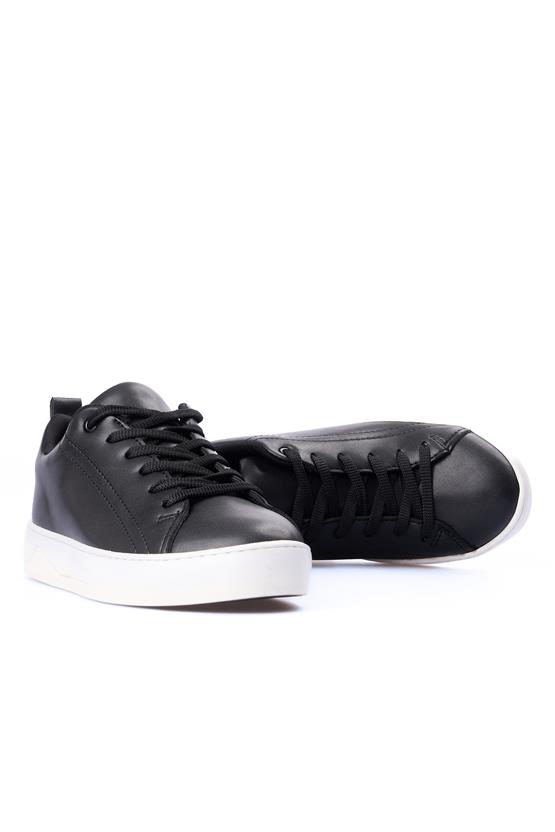 Keçeli SPC02 Siyah Beyaz Kadın Ayakkabı