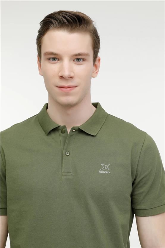 Kınetıx A10150995808010 4M M-Sn328 T-Shirt 4Fx Haki Erkek Polo T-Shirt