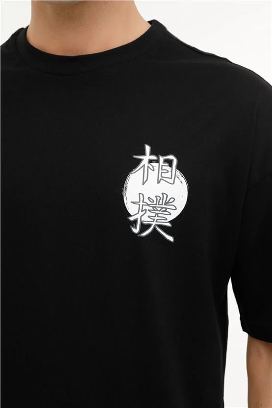 Kınetıx A10157239508010 4M Ml Radon 11Es-Slg-105 4Fx Siyah Erkek T-Shirt