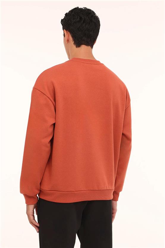 Kınetıx A10187659608010 4W Ml Fıre 16Otd103 4Pr Kıremıt Erkek Sweatshırt