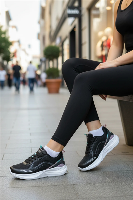 Kınetıx A10212294012010 6M Fluıd Tx W 6Fx Sıyah Kadın Kosu Ayakkabısı