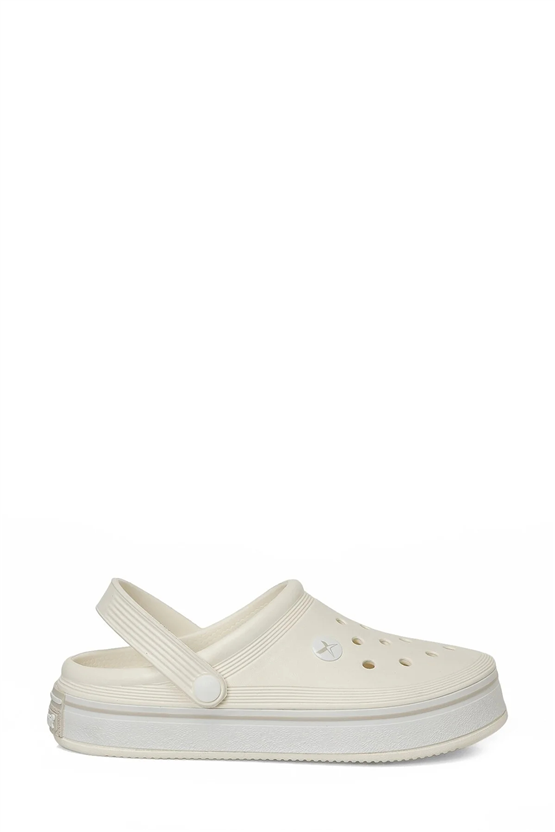 Kınetıx A10224992612010 6M Wılmas W 6Fx Kırık Beyaz Kadın Crocs Terlık