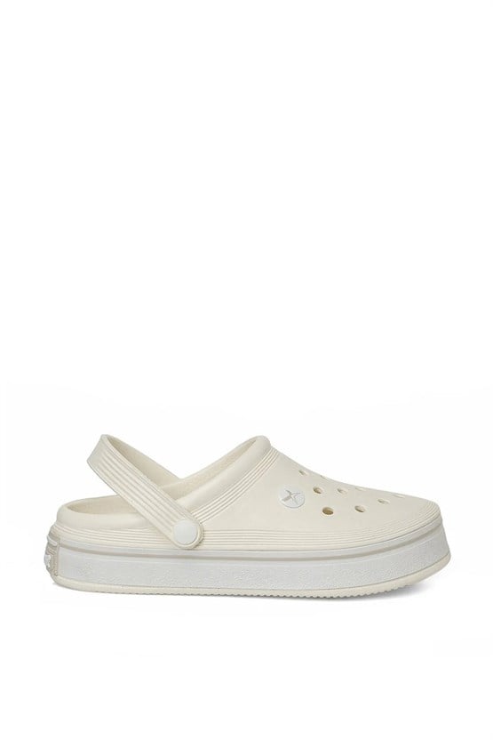 Kınetıx A10224992612010 6M Wılmas W 6Fx Kırık Beyaz Kadın Crocs Terlık