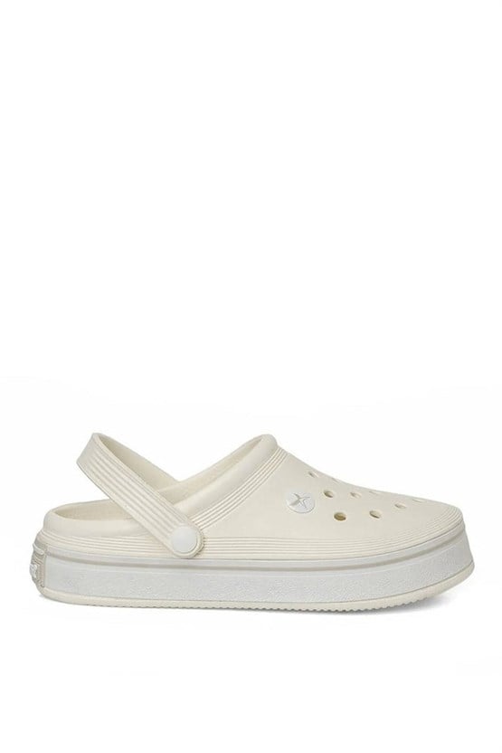Kınetıx A10224992612010 6M Wılmas W 6Fx Kırık Beyaz Kadın Crocs Terlık