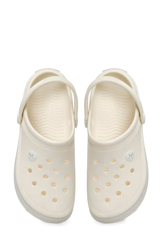 Kınetıx A10224992612010 6M Wılmas W 6Fx Kırık Beyaz Kadın Crocs Terlık
