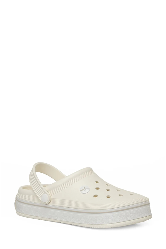 Kınetıx A10224992612010 6M Wılmas W 6Fx Kırık Beyaz Kadın Crocs Terlık