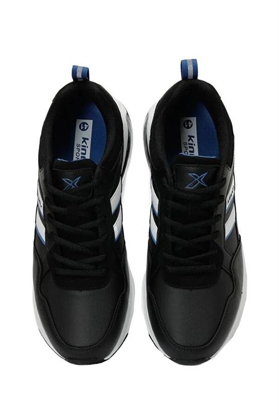Kinetix Pagol Pu 3Pr Siyah Saks Beyaz Erkek Sneaker Ayakkabı
