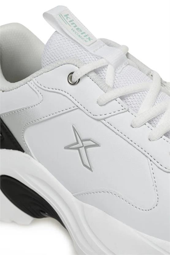 Kinetix Valerıa Pu W 3Pr Beyaz Siyah Gum Kadın Sneaker Ayakkabı