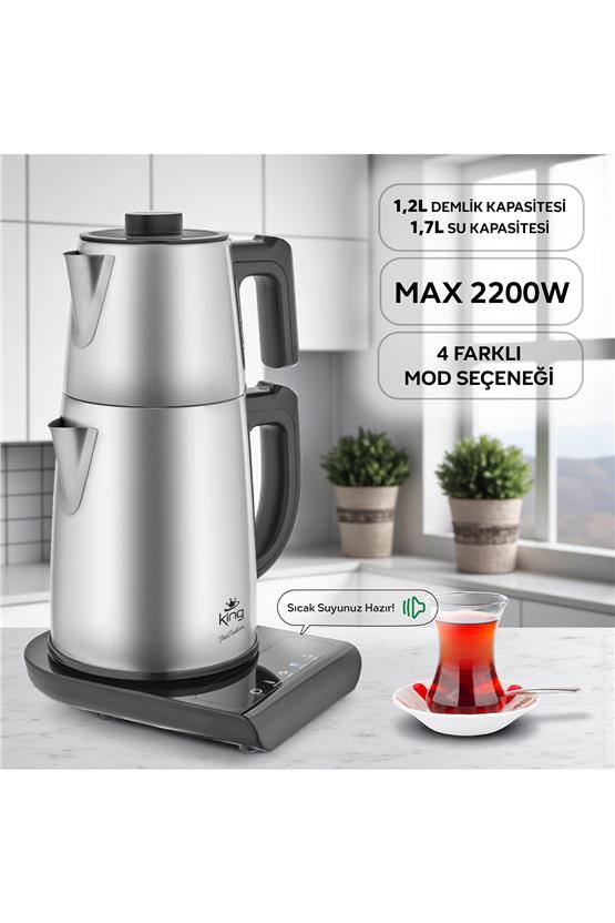 King KCM388 Teatalker Konuşan Çay Makinesi