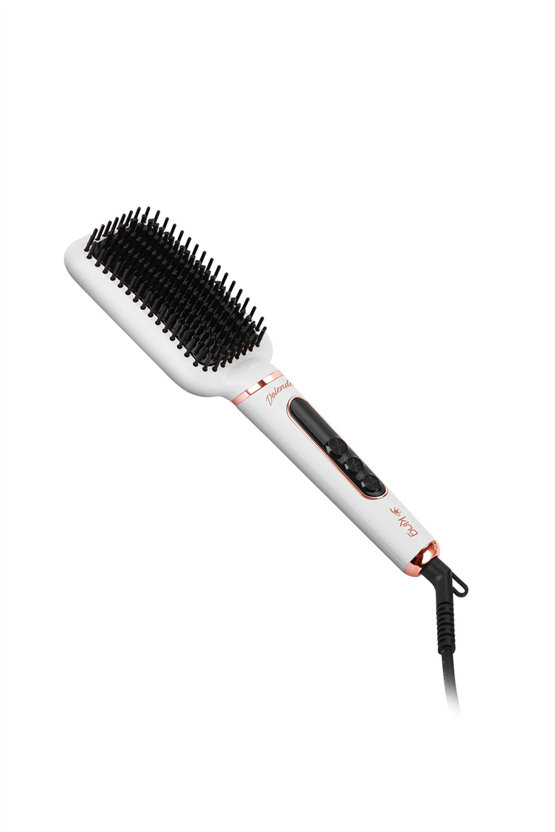King KSS1202 Dolendo Saç Düzleştirici Fırça