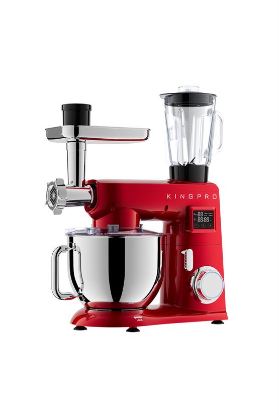 Kingpro KSM4001 Damboo Mutfak Şefi Kırmızı 