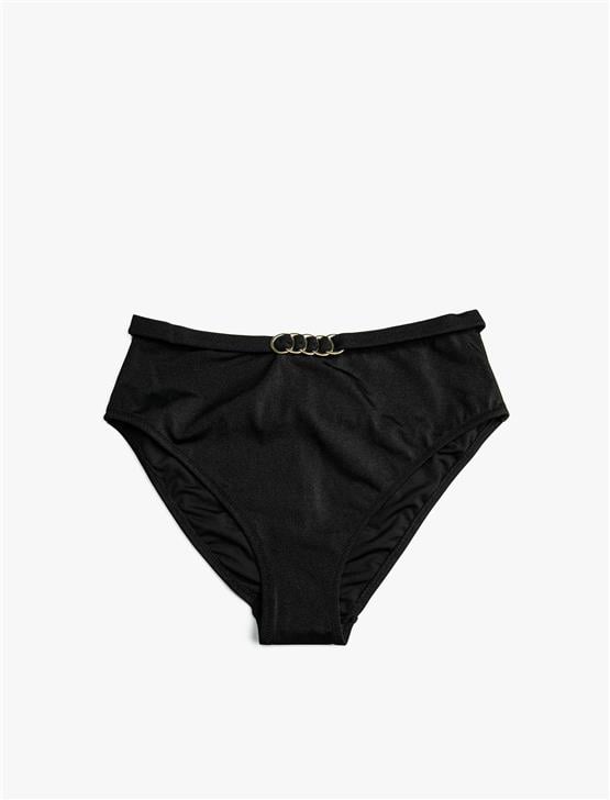 Koton Y23 3Sak00027Bm Sıyah 999 Kadın Elastan Swımwear Bıkını Alt