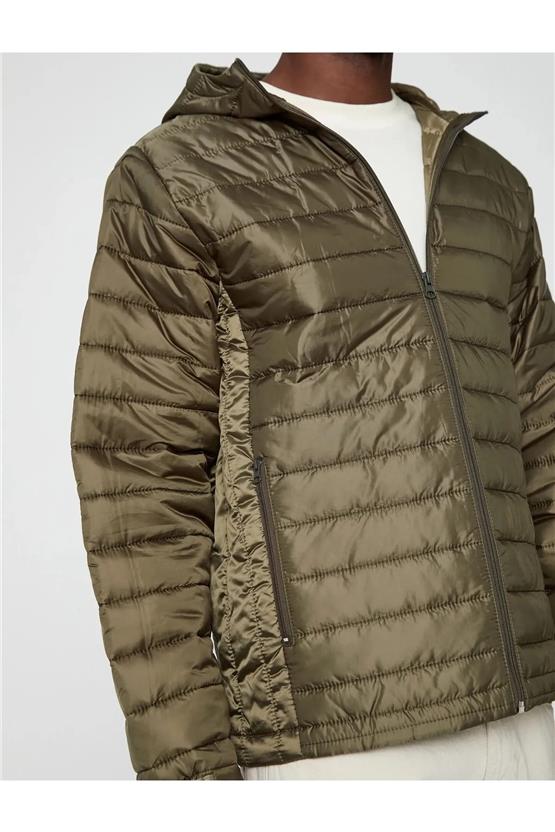 Koton 3Wam20155Hw Haki 858 Erkek Polyester Outerwear Ceket