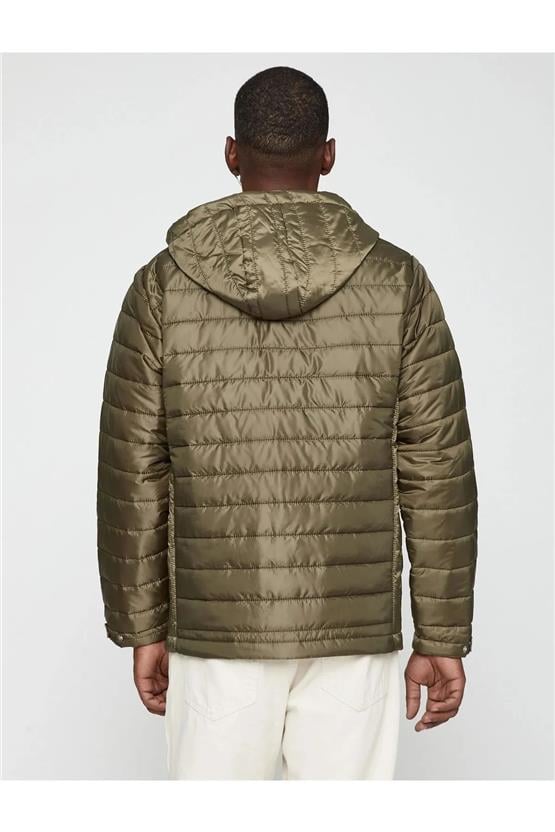 Koton 3Wam20155Hw Haki 858 Erkek Polyester Outerwear Ceket