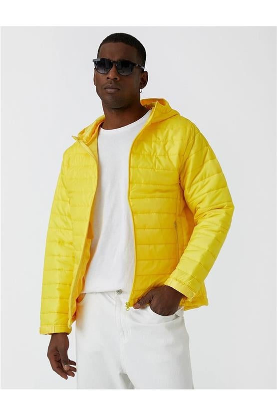 Koton 3Wam20155Hw Sari 161 Erkek Polyester Outerwear Ceket