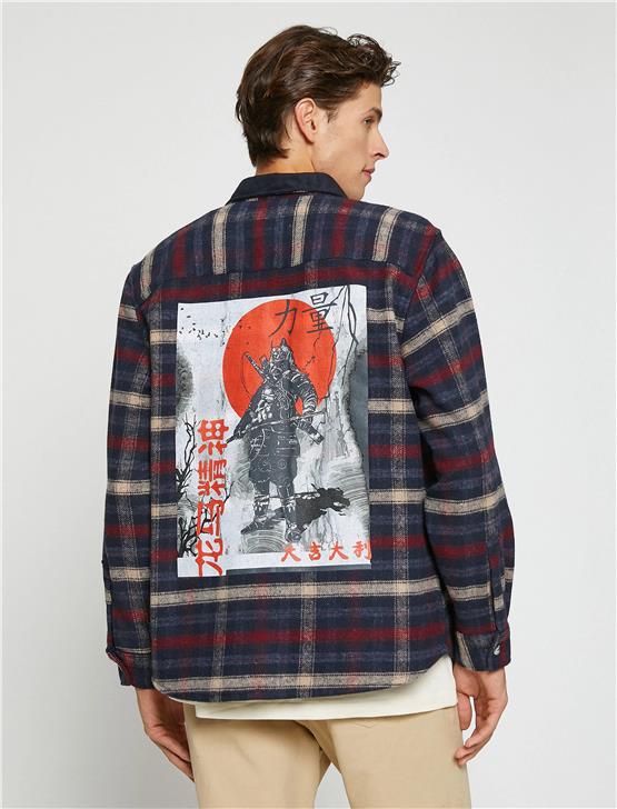 Koton  3Wam60118Hw Kırmızı Ekoseli 01P Erkek Woven Tops Gömlek