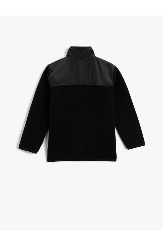 Koton 3Wkb10299Tk Siyah 999 Erkek Çocuk Polyester Jersey Sweatshirt