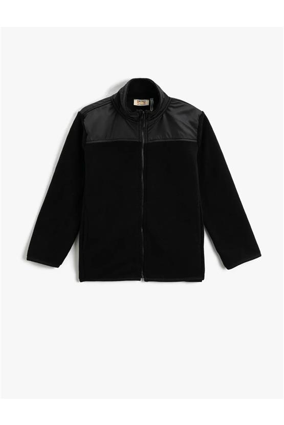 Koton 3Wkb10299Tk Siyah 999 Erkek Çocuk Polyester Jersey Sweatshirt