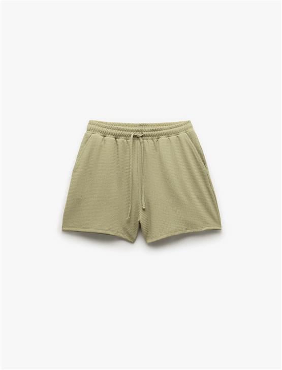 Koton 5SAK70015EK 983 Ada Cayı Kadın Pamuk Denım Short