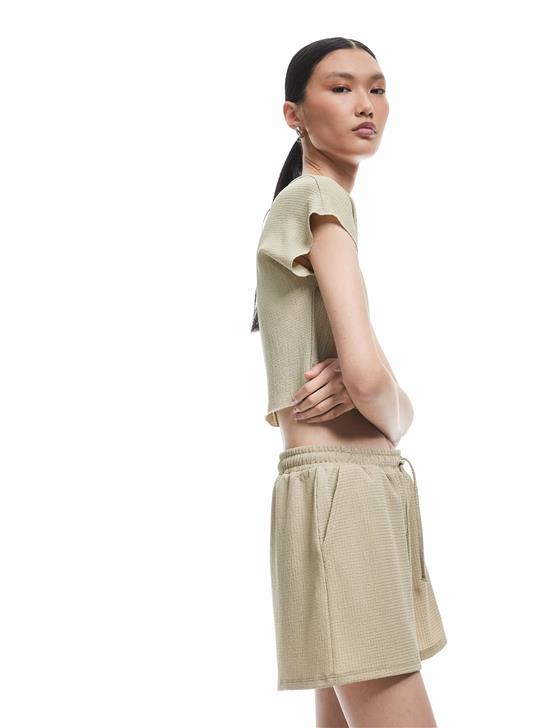 Koton 5SAK70015EK 983 Ada Cayı Kadın Pamuk Denım Short