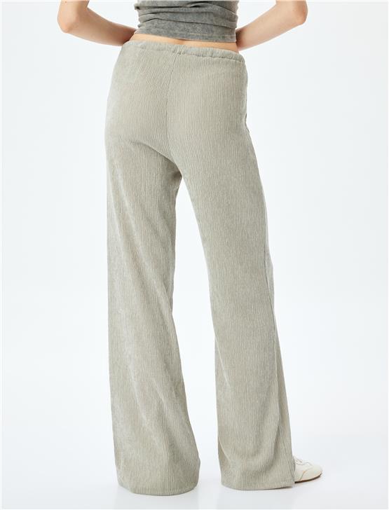 Koton 5Sal40047Ik 031 Grı Genc Kız Vıskoz Jersey Pantolon