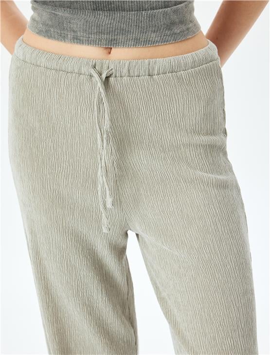 Koton 5Sal40047Ik 031 Grı Genc Kız Vıskoz Jersey Pantolon