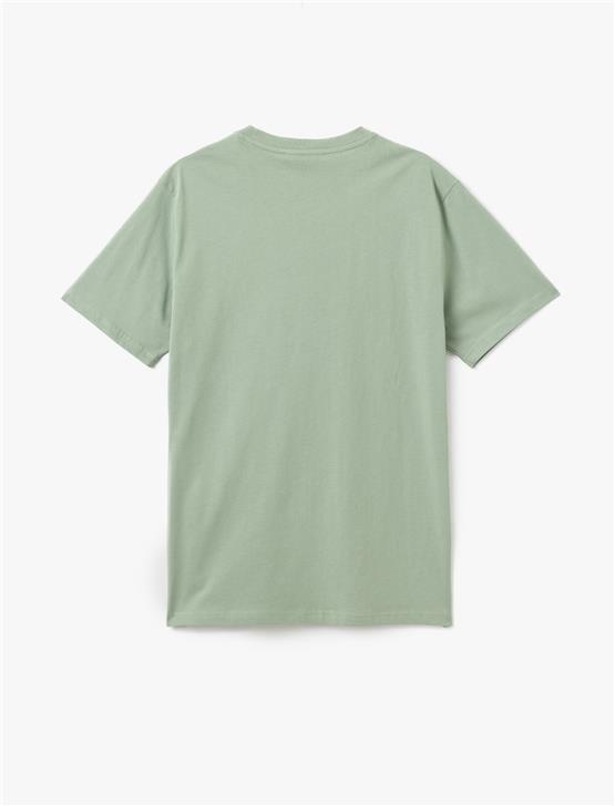 Koton 5Sam10144Hk 786 Yesıl Erkek Pamuk Jersey Kısa Kollu T-Shırt