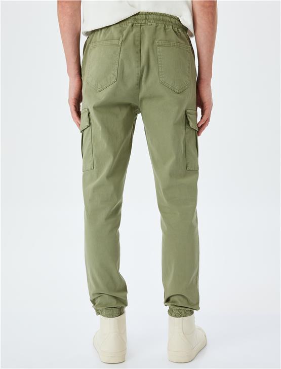 Koton 5Sam40005Hw 898 Hakı Erkek Pamuk Dokuma Pantolon