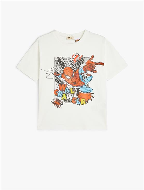 Koton 5Skb10076Tk 010 Ekru Erkek Cocuk Pamuk Jersey T-Shırt