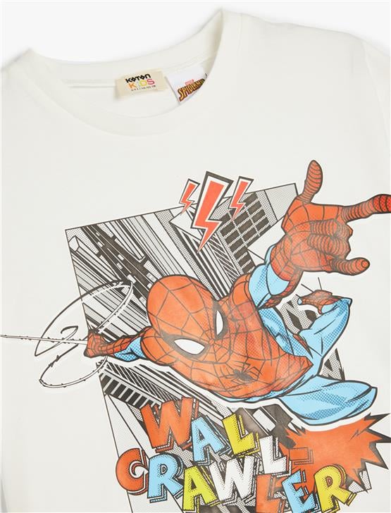 Koton 5Skb10076Tk 010 Ekru Erkek Cocuk Pamuk Jersey T-Shırt