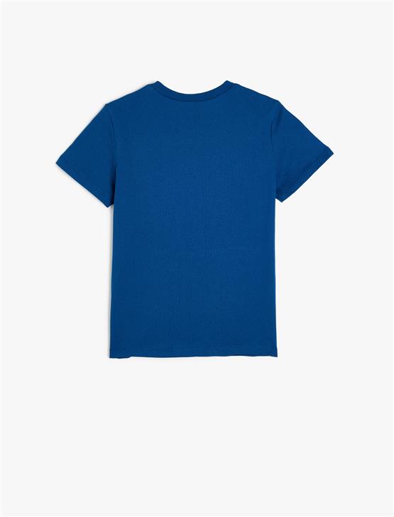 Koton 5Skb10141Tk 624 Mavı Erkek Cocuk Pamuk Jersey T-Shırt