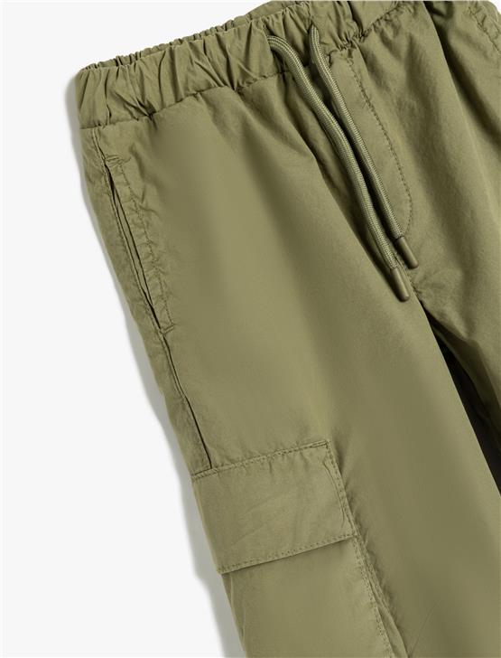 Koton 5Skb40065Tw 879 Hakı Erkek Cocuk Pamuk Denım Pantolon