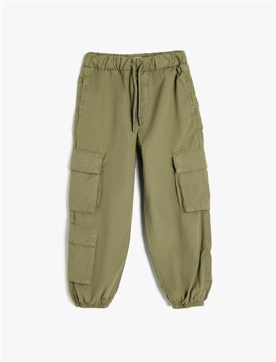 Koton 5Skb40065Tw 879 Hakı Erkek Cocuk Pamuk Denım Pantolon