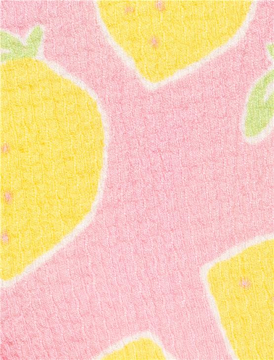 Koton 5Smg30008Ak 2D7 Pembe Desenlı Kız Bebe Elastan Jersey Kolsuz T-Shırt