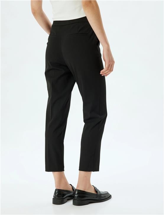 Koton 5Wak40031Uw 999 Siyah Kadın Vıskoz Dokuma Pantolon