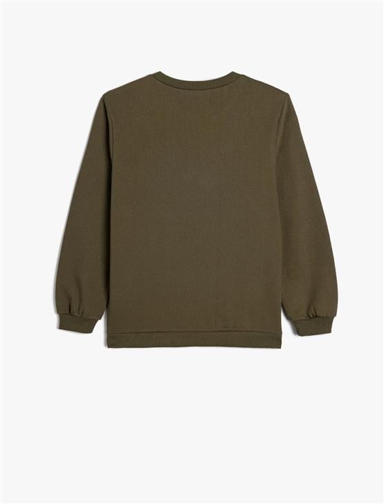 Koton 5Wkb10203Tk 854 Hakı Erkek Cocuk Sweatshırt