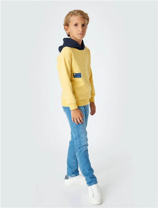 Koton 5Wkb40008Td Mıd Orta Indıgo Erkek Cocuk Pamuk Denım Pantolon