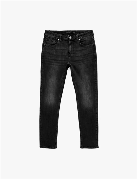 Koton 6Sam40004Nd 999 Sıyah Erkek Denım Pantolon
