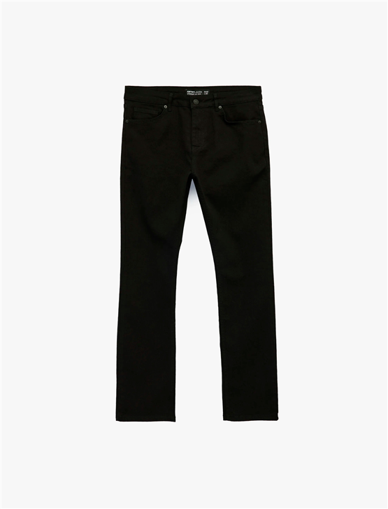 Koton 6Sam40034Nd 999 Sıyah Erkek Denım Pantolon