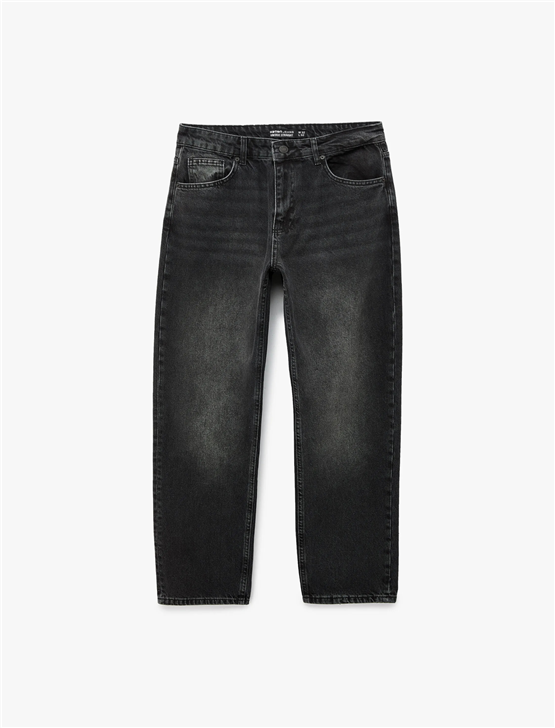 Koton 6Sam40045Nd 999 Sıyah Erkek Denım Pantolon