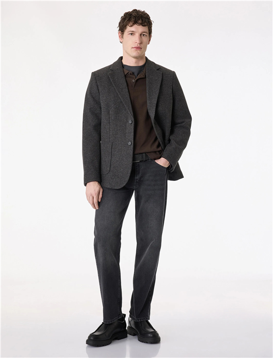 Koton 6Sam40045Nd 999 Sıyah Erkek Denım Pantolon