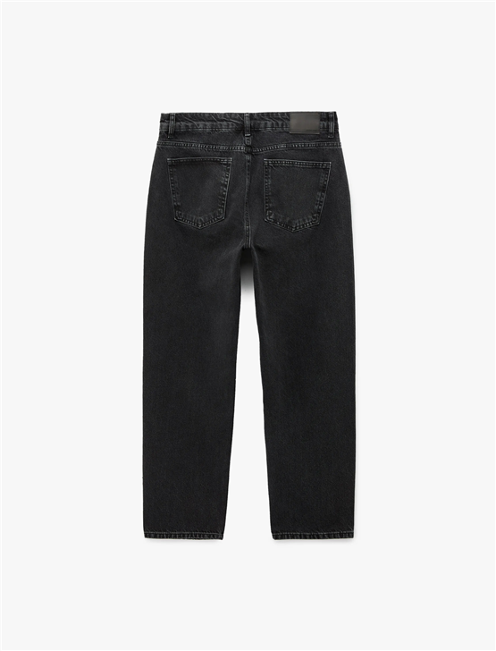 Koton 6Sam40045Nd 999 Sıyah Erkek Denım Pantolon