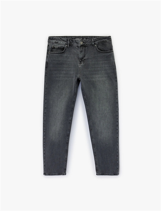 Koton 6Sam40155Nd 045 Antrasıt Erkek Denım Pantolon