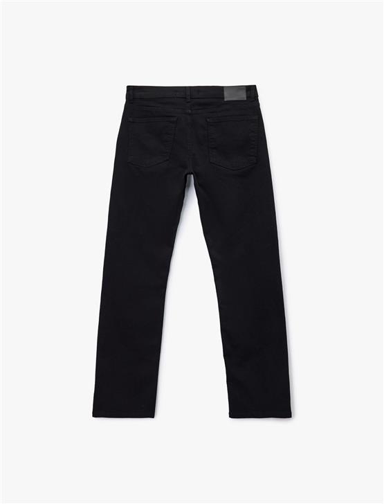 KOTON 6WAM40024ND 999 SIYAH ERKEK PAMUK DENIM PANTOLON
