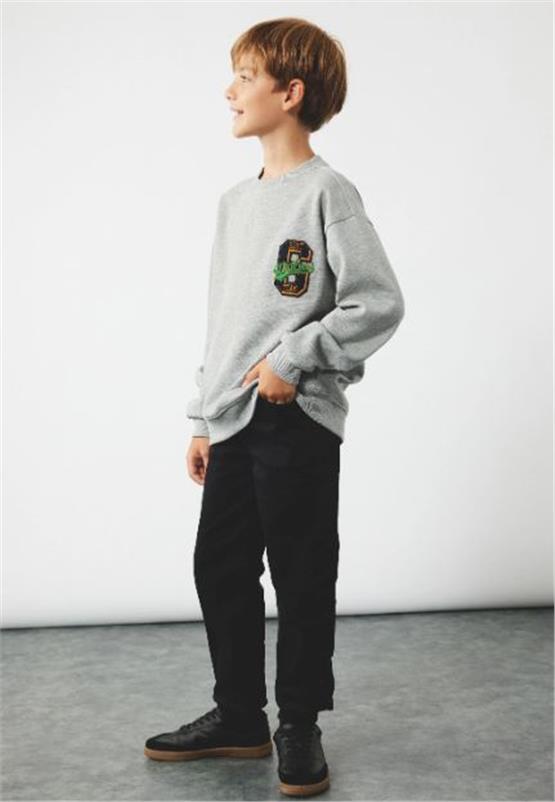 Koton 6Wkb40003Td 999 Sıyah Erkek Cocuk Pamuk Denım Pantolon