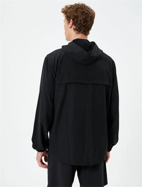 Koton K24 4Wam70001Nw 999 Siyah Erkek Sweatshirt